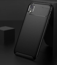 Case for iPhone Carbon Fibre Soft Cover TPU Silicone Slim 11 X XR Max 8 7 6 Plus