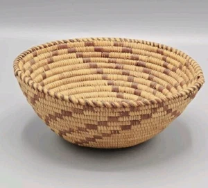 Cuenco canasta vintage México tejido muy fino - Imagen 1 de 5