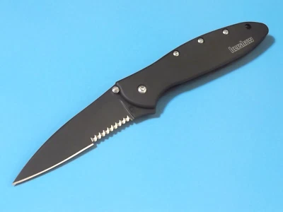 KERSHAW 1660CKTST LEEK Black Speed-Safe assisted framelock knife / clip USA NEW! - Image 1 of 4