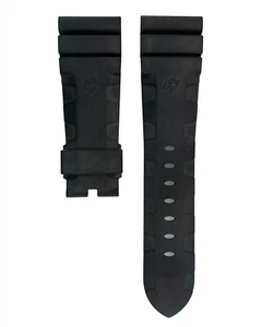 NEW Authentic Panerai Watch Strap Band in Black Rubber 26 x 22 mm - Picture 1 of 2