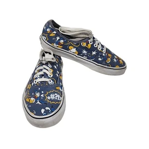 Vans Disney Unisex Sneakers Angry Donald Duck LE Blue Shoes Size Men 6 Women 7.5 - Picture 1 of 12