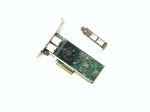 INTEL/DELL X540-T2 CONVERGED DUAL PORT ETHERNET NETWORK ADAPTER K7H46/3DFV8 - Picture 1 of 7