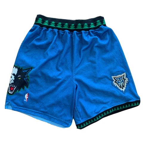 Vtg Starter Minnesota Timberwolves NBA Basketball Team Shorts Mens Large Cover