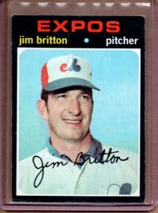1971 TOPPS JIM BRITTON #699 (EX-MT/NM) - Picture 1 of 2