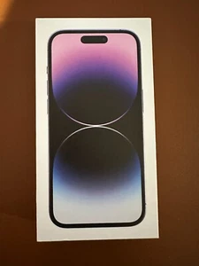iphone 14 Pro Deep Purple BOX 512 GB W/Stickers, NO PHONE - Photo 1 sur 8