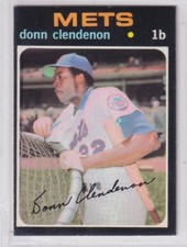 Donn Clendenon 1971 Topps #115 New York Mets EX {0302