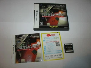 The Misshitsu Kara no Dasshutsu 2 Nintendo DS Japan import US Seller - Picture 1 of 3