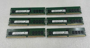 [LOT 6] SK Hynix 16GB 2Rx8 PC4-2400T DDR4 HMA82GR7AFR8N-UH Server Memory RAM - Afbeelding 1 van 5