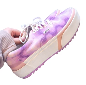 Vans Damen-Sneaker lila Plateau Era gestapelter Farbverlauf Größe US 7 - Bild 1 von 6