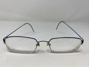 Lindberg Danimarca KUCCA COL.20 42-15-145 montatura per occhiali da vista blu cielo mezza montatura 181U - Foto 1 di 8