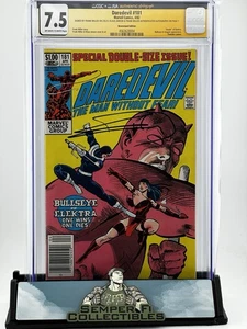 Daredevil #181 CGC JSA 7.5 2x SIGNED Frank Miller & Klaus Janson Death Elektra - Picture 1 of 3