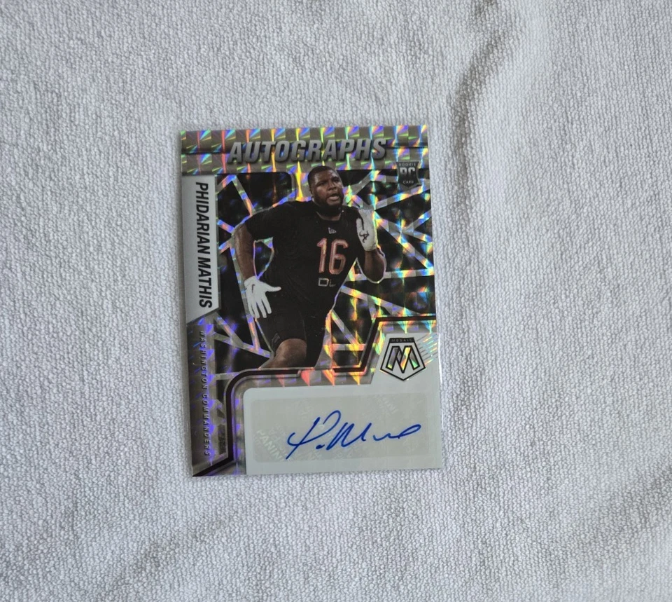 2022 Panini Mosaic Football - Phidarian Mathis Mosaic Rookie Autographs #RAM-PM - Image 1 of 1