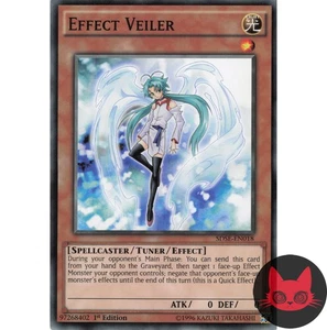 Yugioh Effect Veiler SDSE-EN018 Common 1st Edition NM - Picture 1 of 2