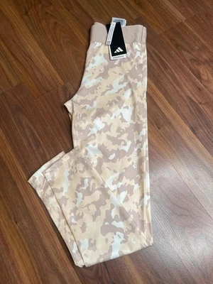 Adidas techfit camo 7/8 leggings coloured army women's size 6 - Image 1 of 4