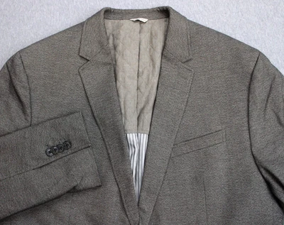 Blazer masculino Banana Republic 48L marrom 100% algodão entalhe coleção Heritage - Imagem 1 de 4