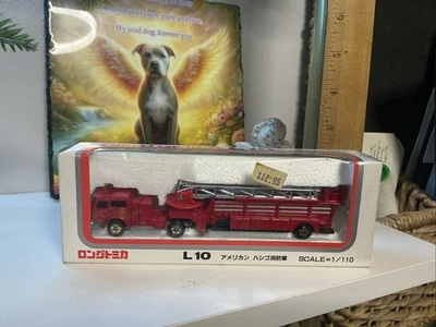 Tomy RARE 👀 American LaFrance Aerial Ladder Truck San Diego Silver Ladder NEW - Image 1 of 4