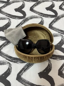 Occhiali Da Sole Neri Miu Miu Prada - Imagen 1 de 8