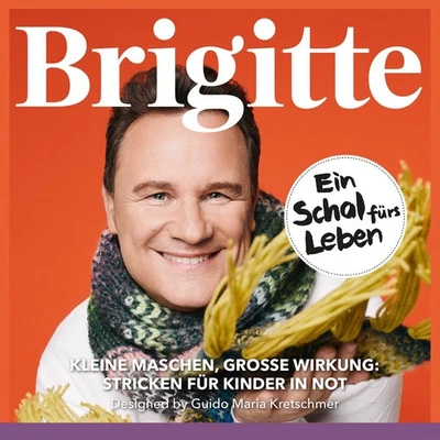 Ein Schal fürs Leben 2025 Save the Children Brigitte Lana Grossa Stricken Wolle - Bild 1 von 4