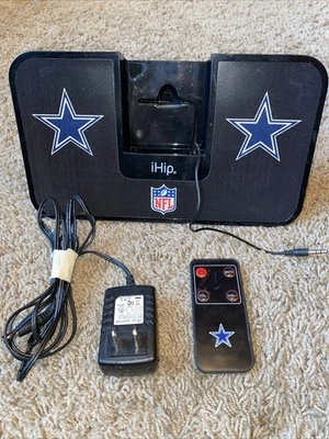 Altavoces estéreo iHip portátiles teléfono PC batería control remoto CA Dallas Cowboys Foto 1 de 3