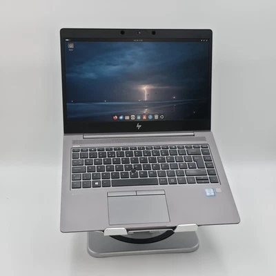 HP ZBook 14U G5 14" 120Hz Workstation Laptop i7 16GB 256GB SSD AMD WX GPU Linux - Image 1 of 4