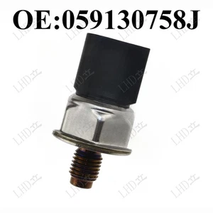 Fuel Injection Rail Pressure Sensor 059130758J For VW Audi Q7 3.0 TDI Touareg* - Picture 1 of 4