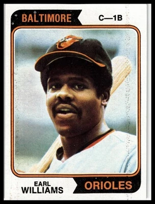 1974 Topps #375 Earl Williams - Image 1 of 2