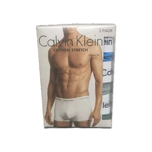 Calvin Klein Men LOW RISE TRUNK - 3er Pack - VIV BLUE/ARONA/SAGE - X LARGE ✅️ - Bild 1 von 4