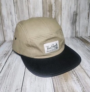 Cappello berretto Five Boro 5Boro Shaolin Island NYC logo taglia unica strapback USA 5 pannelli - Foto 1 di 11