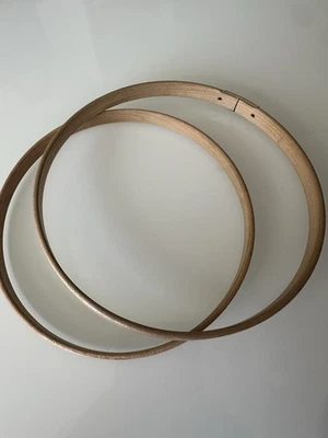 Vintage USA MADE Gibbs Holdtite Spring 6”Wooden Embroidery Hoop - Image 1 of 4