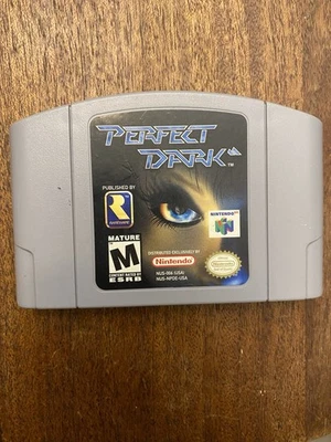 Perfect Dark Nintendo 64 N64 AUTHENTIC/TESTED/WORKS FAST SHIPPING - Image 1 of 4