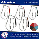 Dog Leash Chain for Pet Training Metal 1m Long Heavy Duty