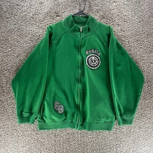 Roma Atletica Jacket Mens Extra Large Green Full Zip Dublin Sweatshirt Casual - Picture 1 of 13