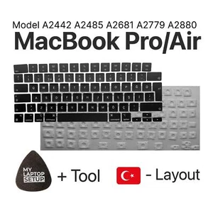 Ersatztaste für MacBook Pro/Air 14 16 2021-2023 A2442 A2485 A2681 A2779 A2780 TR - Picture 1 of 12