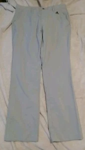 Adidas Ultimate 365 Golfhose Herren 34X30 grau Chino Streifen Performance Tech - Bild 1 von 6