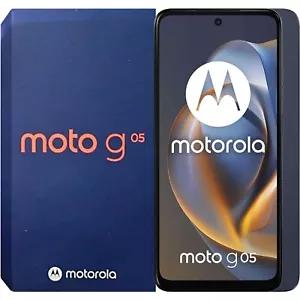 Motorola Moto G05 4G Denim Blue 256GB + 4GB Dual-SIM Unlocked GSM NEW - Picture 1 of 4