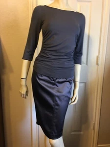 GALLIANO & ARMANI IN EINEM DUNKELGRAUEN OUTFIT GRÖSSE 6 - Bild 1 von 5