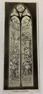 Revista 1885 grabado ~ LA ADORACIÓN DE LOS PASTORES - Imagen 1 de 1