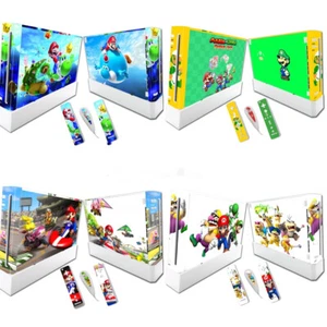 Decal Mario Body Skin Stickers Wraps For Wii Film DIY Cartoon Colorful Cover - Picture 1 of 48