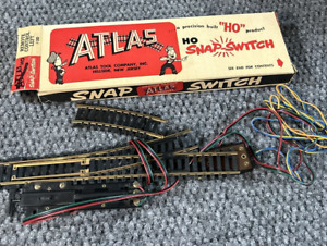 ATLAS HO Scale Code 100 Brass Left Hand Snap Switch #5 Vintage Hillside NJ