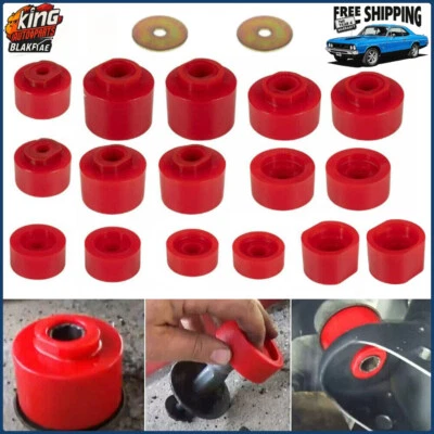 6-116 Red Body Mount Bushings Kit For 2001-2005 Ford Explorer Sport Trac 2WD 4WD - Изображение 1 из 4
