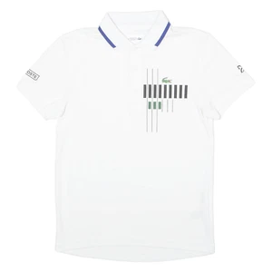 LACOSTE x Novak Djokovic Mens Polo Shirt White XS - Picture 1 of 6