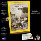 National Geographic Magazine August 1986 Oregon Trail Inc Pacific North West Map