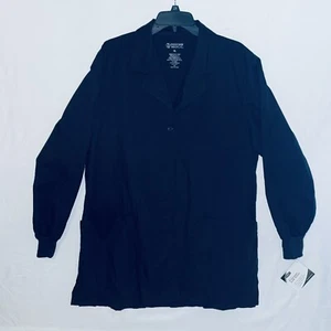 Prestige Medical Women's Size XL 36" Black Lab Coat Jacket - Picture 1 of 7