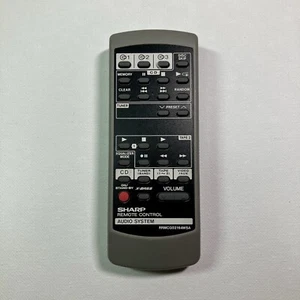 Sharp Audio System Remote Control Model Number RRMCG0219AWSA - Tested - Picture 1 of 4