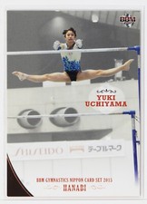 YUKI UCHIYAMA  - 2015 BBM GYMNASTICS Trading Card "HANABI"
