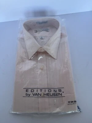 VAN HEUSEN EDICIONES HOMBRE MANGA LARGA (17-34/35) AJUSTE REGULAR, COLA MÁS LARGA, NUEVO Foto 1 de 4