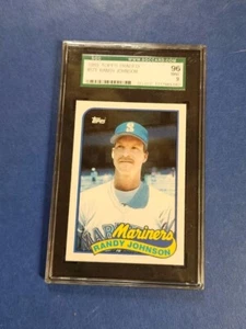 Randy Johnson 1989 Topps Traded #57T HOF Seattle Mariners SGC 96 MINT - Picture 1 of 2