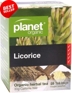 Licorice Tea, 25 Bags, Herbal Caffeine-Free Tea Bags for Wellness & Relaxation - Picture 1 of 12