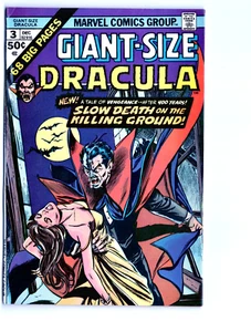 GIANT-SIZE DRACULA #3 MARVEL COMICS 1974 VF- VAMPIRES BRONZE AGE DON HECK - Picture 1 of 2