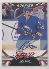 2022-23 Upper Deck MVP Red Auto /5 Jack Quinn #228 Rookie Auto RC
